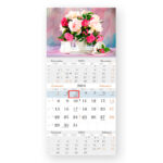Kuma Trio Lux kalender 2024 lilledega suur